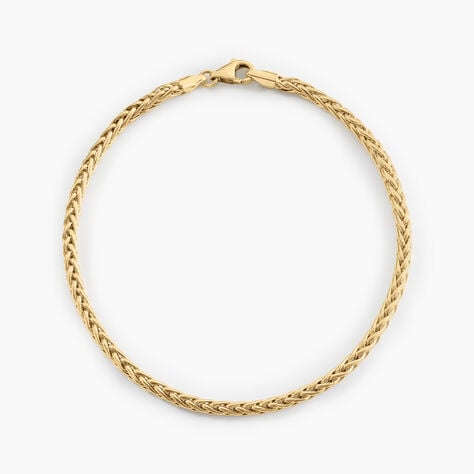 Bracelet Jany Maille Palmier Or Jaune - Bracelets mailles Femme | Marc Orian