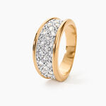 Bague Guerline Plaqu&eacute; Or Jaune Oxyde De Zirconium - Bagues avec pierre Femme | Marc Orian