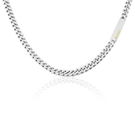 Collier Jourdan Olympe Acier Blanc - Colliers Homme | Marc Orian