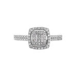 Bague Or Blanc Zuzana Diamants - Parures de mariage Femme | Marc Orian