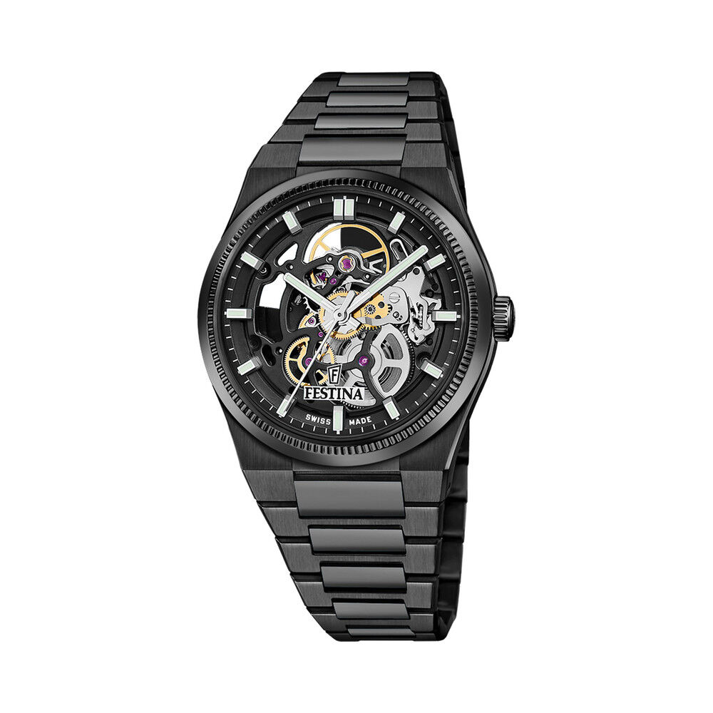 Montre Festina Swiss Made Rive Auto Sq - Montres automatiques Homme | Marc Orian