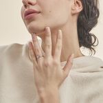 Bague Onenn Or Blanc Diamant - Solitaires Femme | Marc Orian