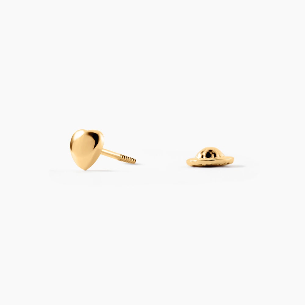 Boucles D'oreilles Puces Arisaema Or Jaune - Puces Enfant | Marc Orian