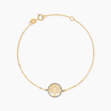 Bracelet Or Jaune Tussilage - Bracelets cha&icirc;nes Femme | Marc Orian