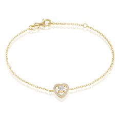 Bracelet Alais Plaqué Or Oxyde De Zirconium - Bracelets chaînes Femme | Marc Orian