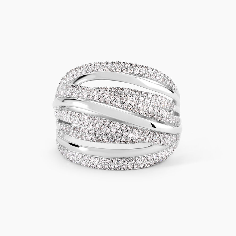 Bague Dionise Or Blanc Diamant - Parures de mariage Femme | Marc Orian