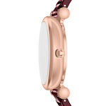 Montre Fossil Carlie 38 Bordeaux - Montres &eacute;tanches Femme | Marc Orian