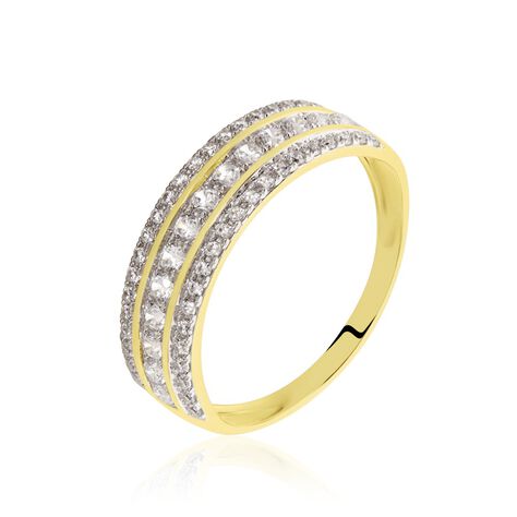 Bague Helee Or Jaune Oxyde De Zirconium - Bagues avec pierre Femme | Marc Orian