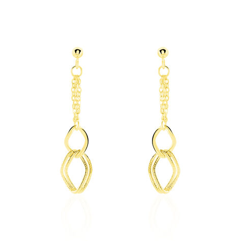 Boucles D'oreilles Pendantes Blinda Or Jaune - Pendantes Femme | Marc Orian