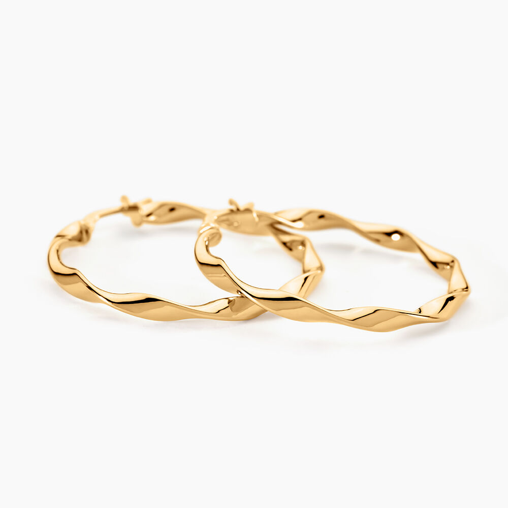 Créoles Falbala Or Jaune - Créoles Femme | Marc Orian