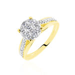 Bague Kate Or Jaune Diamant Synth&eacute;tique - Parures de mariage Femme | Marc Orian