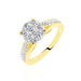 Bague Kate Or Jaune Diamant Synthétique - Bagues avec pierre Femme | Marc Orian