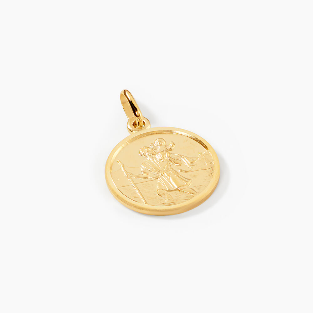 Pendentif Saint Christophe Or Jaune - M&eacute;dailles et m&eacute;daillons Famille | Marc Orian