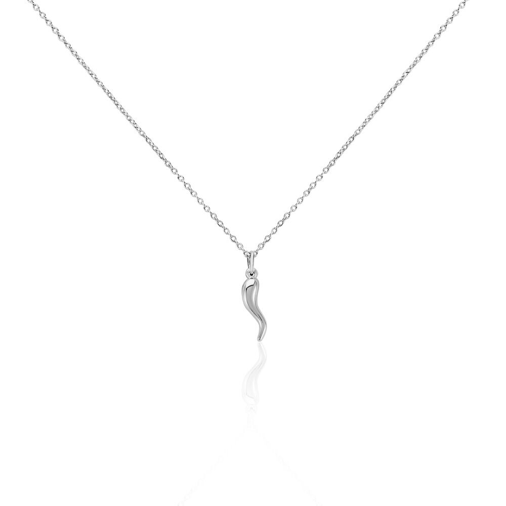 Collier Cornucopia Argent Blanc - Sautoirs Femme | Marc Orian