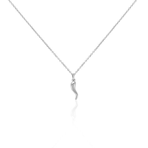Collier Cornucopia Argent Blanc - Sautoirs Femme | Marc Orian
