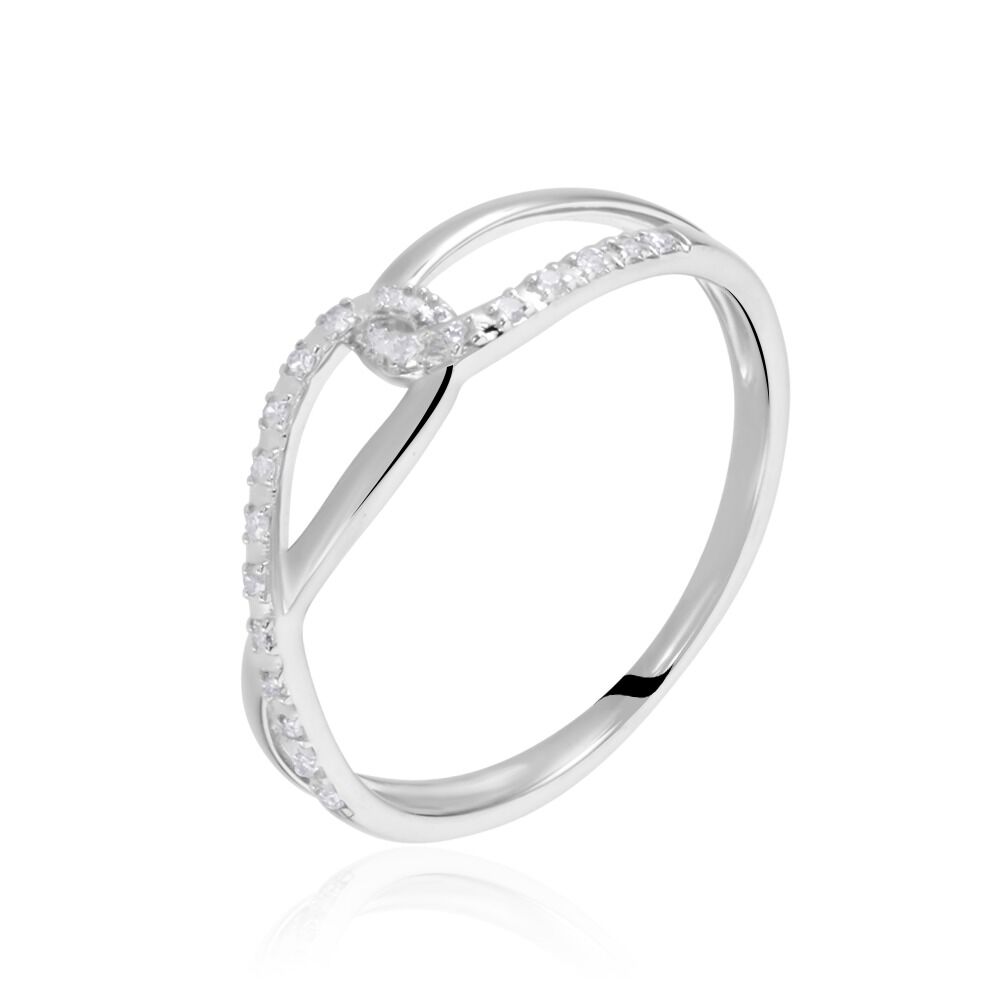 Bague Osanna Or Blanc Diamants - Bagues pierres précieuses Femme | Marc Orian