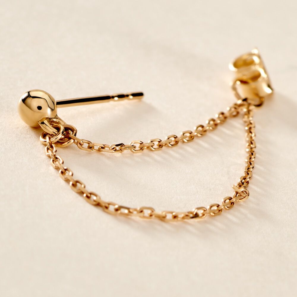 Boucle D'oreille Chander Or Jaune - Piercings d'oreilles Femme | Marc Orian