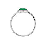 Bague Tao Argent Blanc Onyx - Bijoux fantaisie Femme | Marc Orian
