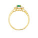 Bague Vladimir Or Jaune Emeraude Diamants - Bagues vintage Femme | Marc Orian
