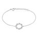 Bracelet Calandra Argent Blanc Oxyde De Zirconium - Bracelets fantaisie Femme | Marc Orian