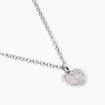 Collier Zilla Argent Blanc - Colliers fantaisie Femme | Marc Orian