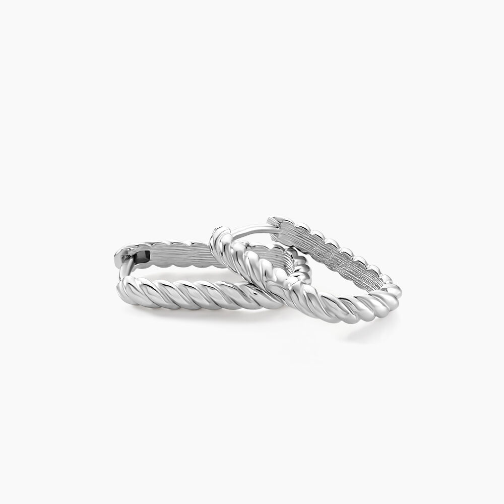 Créoles Hari Argent Argenté - Créoles Femme | Marc Orian