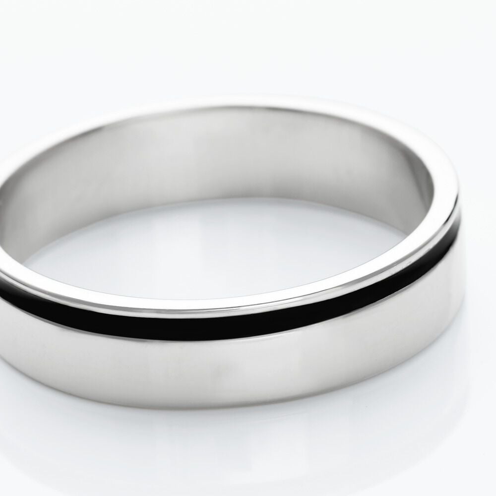 Alliance Dylis Argent Blanc - Alliances duo Homme | Marc Orian