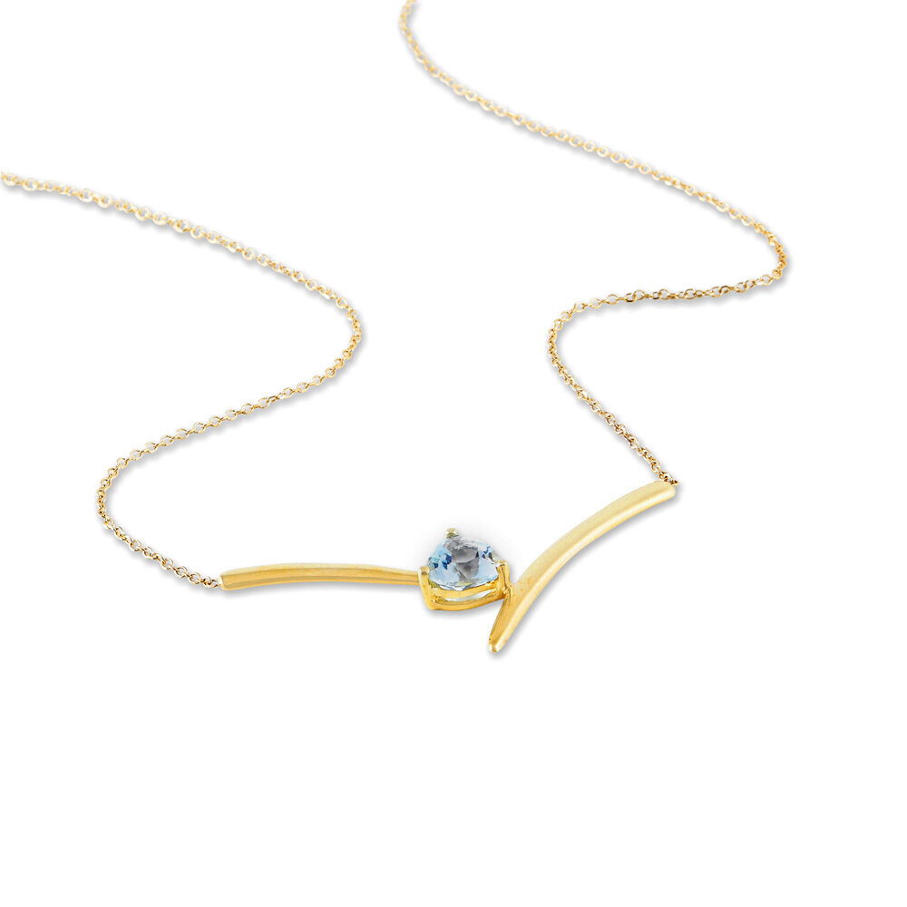 Collier Renaldine Or Jaune Topaze - Colliers avec pierres Femme | Marc Orian