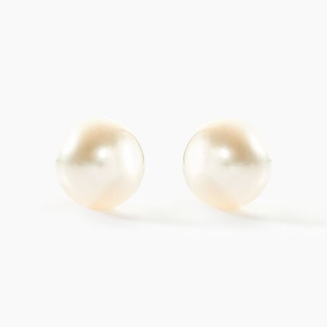 Boucles D'oreilles Puces Suki Or Jaune Perle De Culture - Boucles d'oreilles mariage Femme | Marc Orian