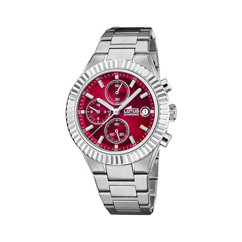 Montre Lotus Freedom Chrono Rouge - Montres chronographes Homme | Marc Orian