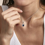 Collier Perez 2 Argent Blanc Oxyde De Zirconium - Colliers solitaires Femme | Marc Orian