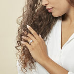 Bague Melisse Argent Blanc Oxyde De Zirconium - Solitaires Femme | Marc Orian