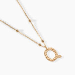 Collier Plaqu&eacute; Or Jaune Lettra - Colliers ete Femme | Marc Orian