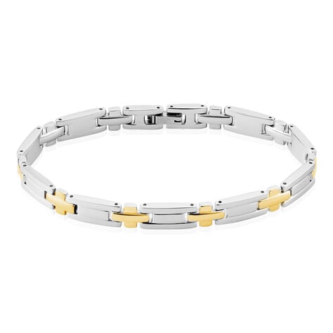 Bracelet Pierre Acier Bicolore - Bracelets chaînes Homme | Marc Orian