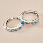 Cr&eacute;oles Elga Argent Blanc Oxyde De Zirconium - Cr&eacute;oles Femme | Marc Orian