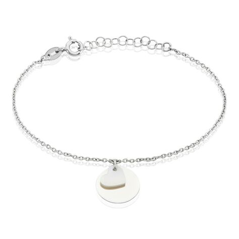 Bracelet Argent Blanc Tana Nacre - Bracelets Medailles Femme | Marc Orian