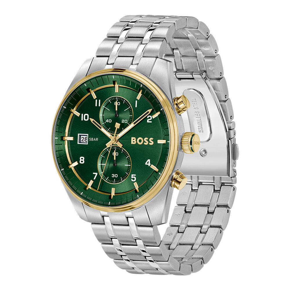 Montre Boss Skytraveller Vert - Montres &eacute;tanches Homme | Marc Orian