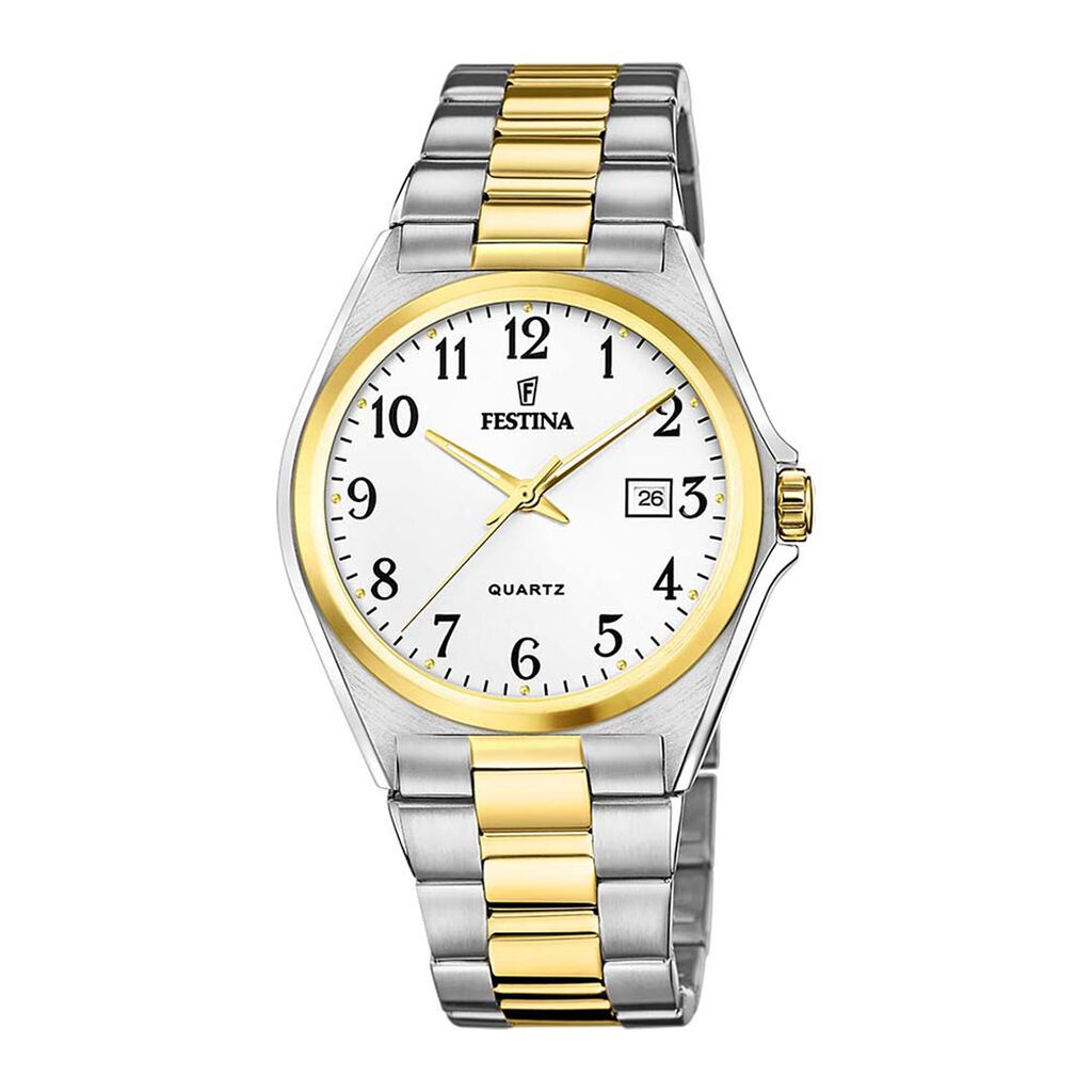 Montre Festina Classics Blanc - Montres classiques Homme | Marc Orian