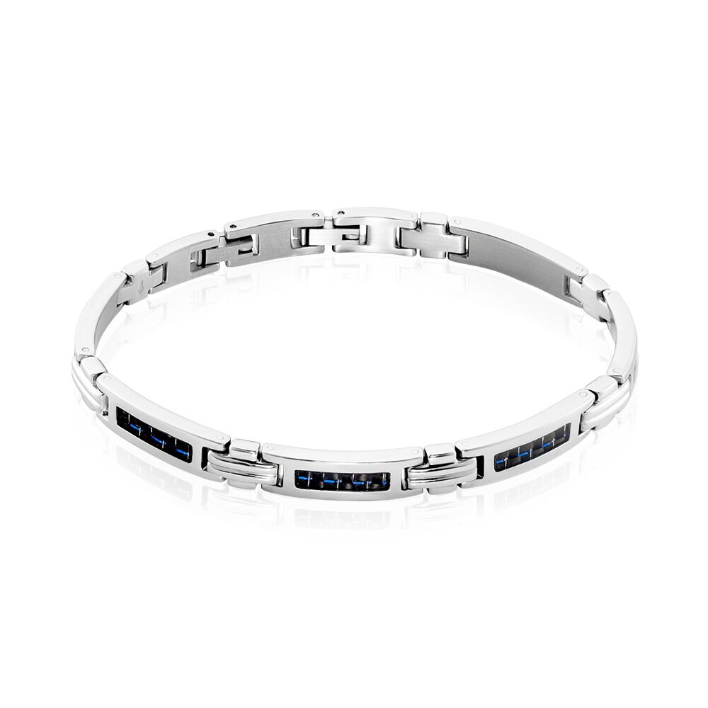 Bracelet Phebus Him Acier Blanc - Bracelets cha&icirc;nes Homme | Marc Orian