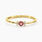 Bague Poem Argent Jaune Tourmaline Oxyde De Zirconium - Bijoux fantaisie Femme | Marc Orian