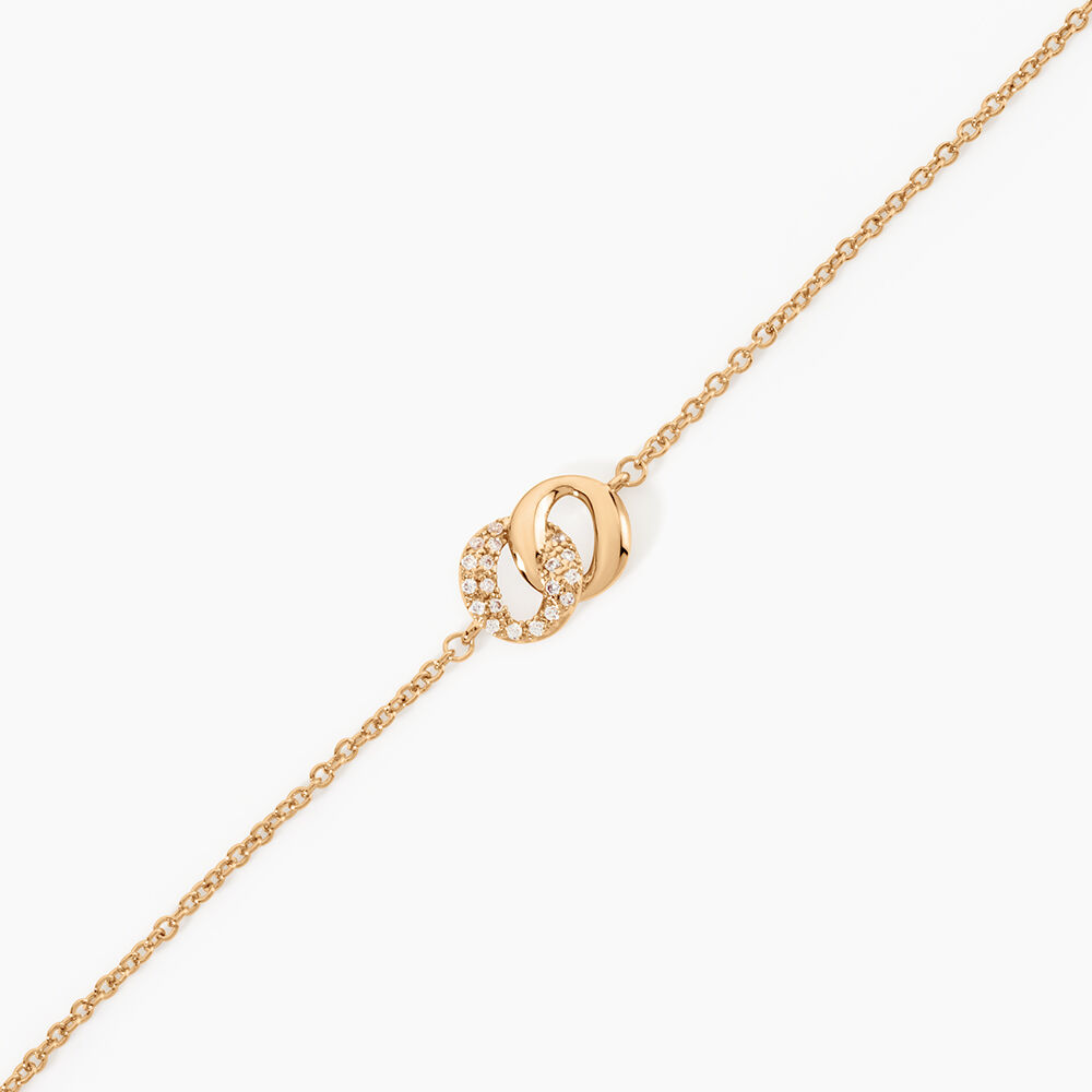 Bracelet Plaqu&eacute; Or Jaune Amato Oxydes De Zirconium - Bracelets fantaisie Femme | Marc Orian