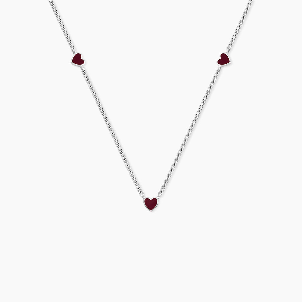 Collier Griotte Argent Blanc - Colliers fantaisie Femme | Marc Orian