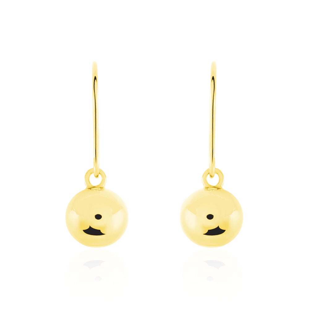 Boucles D'oreilles Pendantes Fidelia Boules Or Jaune - Pendantes Femme | Marc Orian