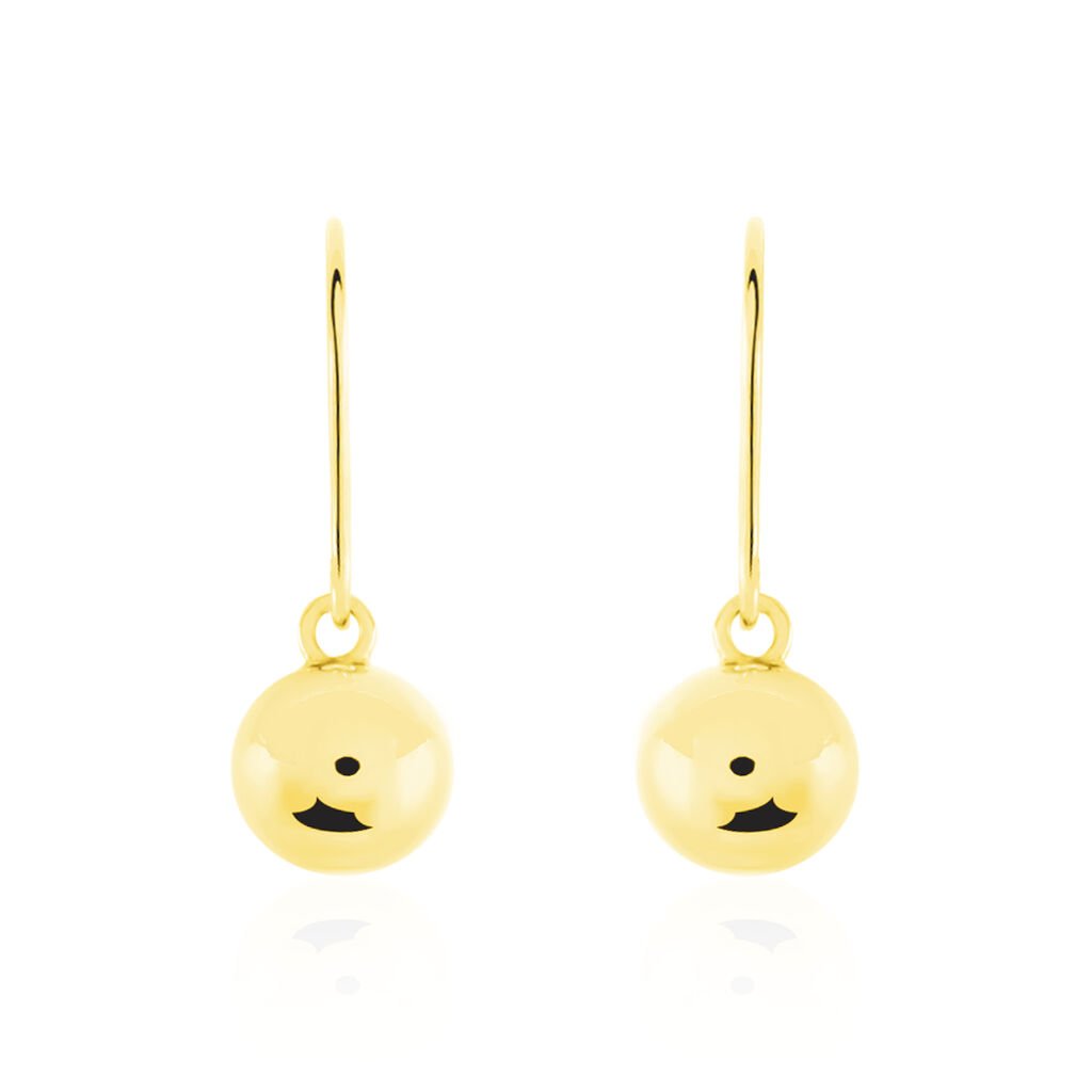 Boucles D'oreilles Pendantes Fidelia Boules Or Jaune - Pendantes Femme | Marc Orian