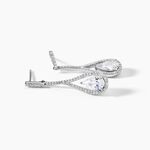 Boucles D'oreilles Pendantes Elorah Argent Blanc Oxyde De Zirconium - Pendantes Femme | Marc Orian