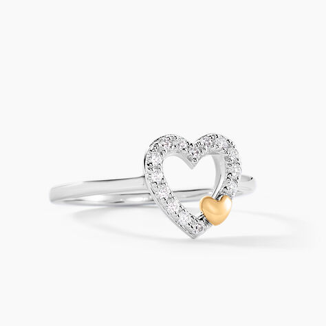 Bague Sorya Or Jaune Oxyde De Zirconium - Bagues de promesse Femme | Marc Orian