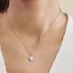 Collier Calvi Argent Blanc Oxyde De Zirconium - Colliers avec pierres Femme | Marc Orian