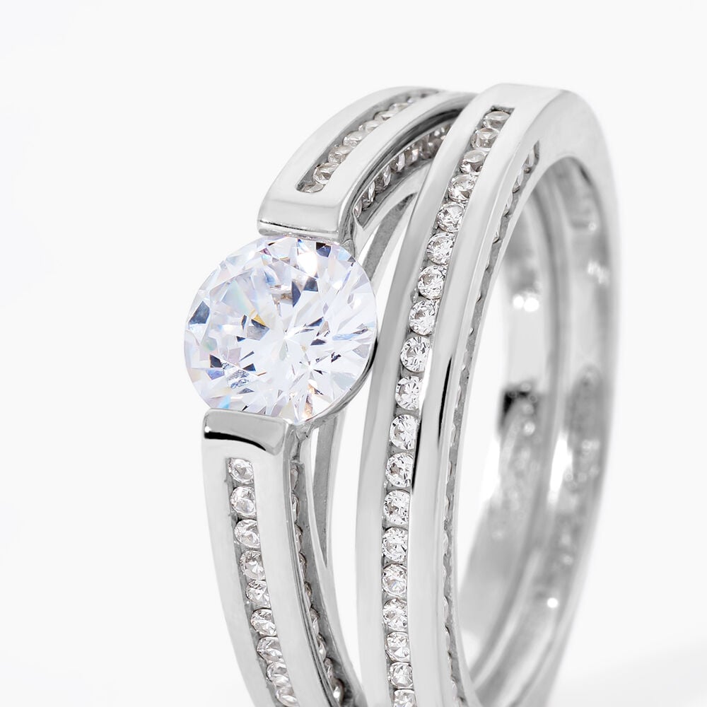 Bague Malou Argent Blanc Oxyde De Zirconium - Bijoux fantaisie Femme | Marc Orian