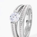 Bague Malou Argent Blanc Oxyde De Zirconium - Bijoux fantaisie Femme | Marc Orian
