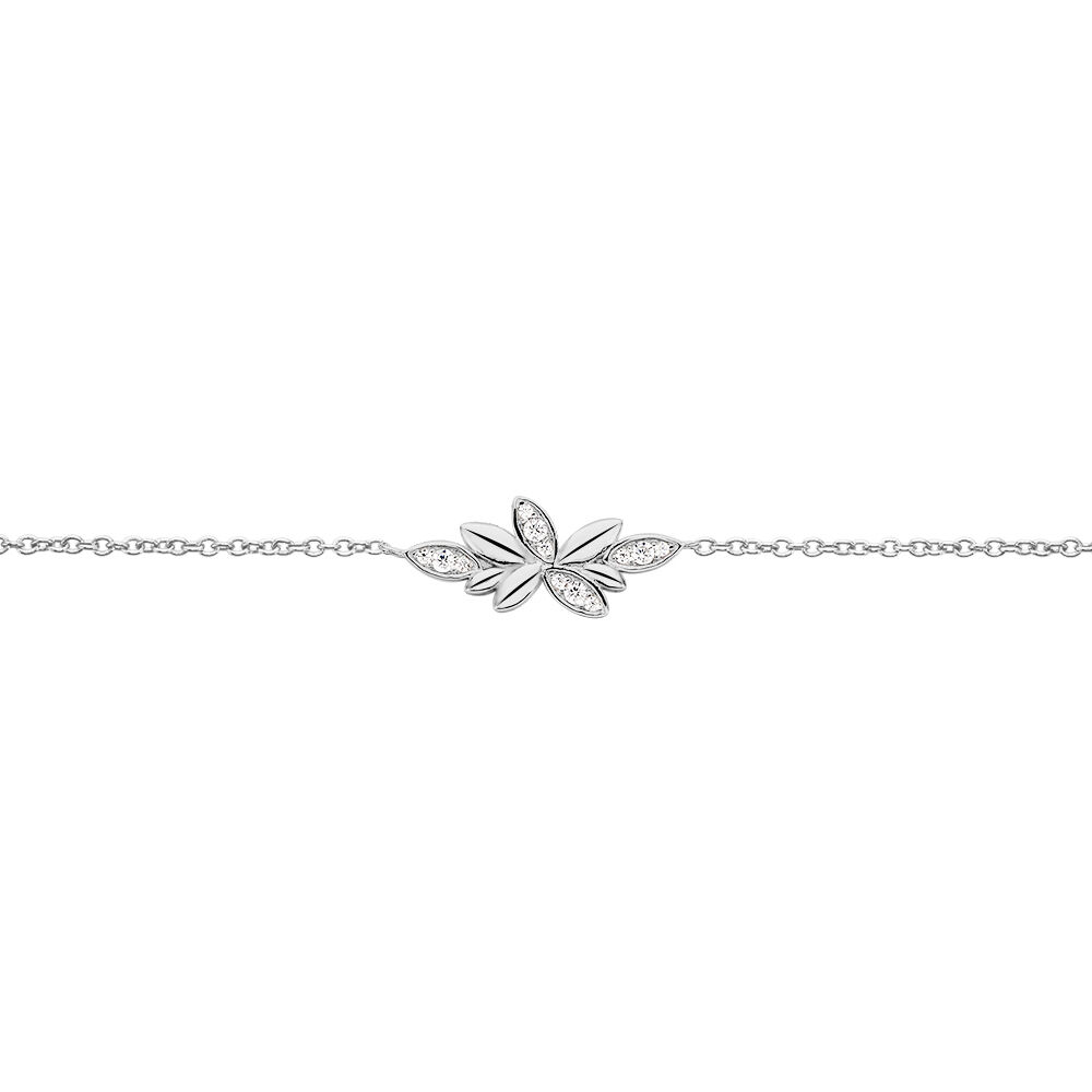 Bracelet Cesarine Argent Blanc Oxyde De Zirconium -  Femme | Marc Orian